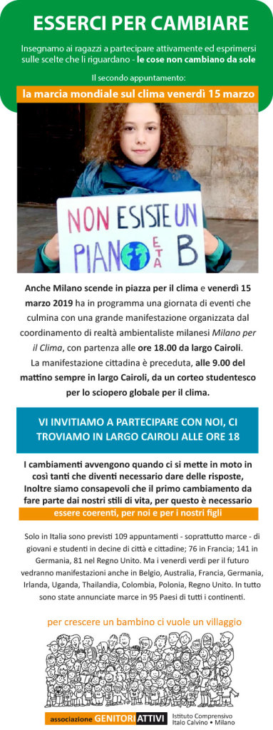 15 MARZO 2019 - MARCIA CLIMA